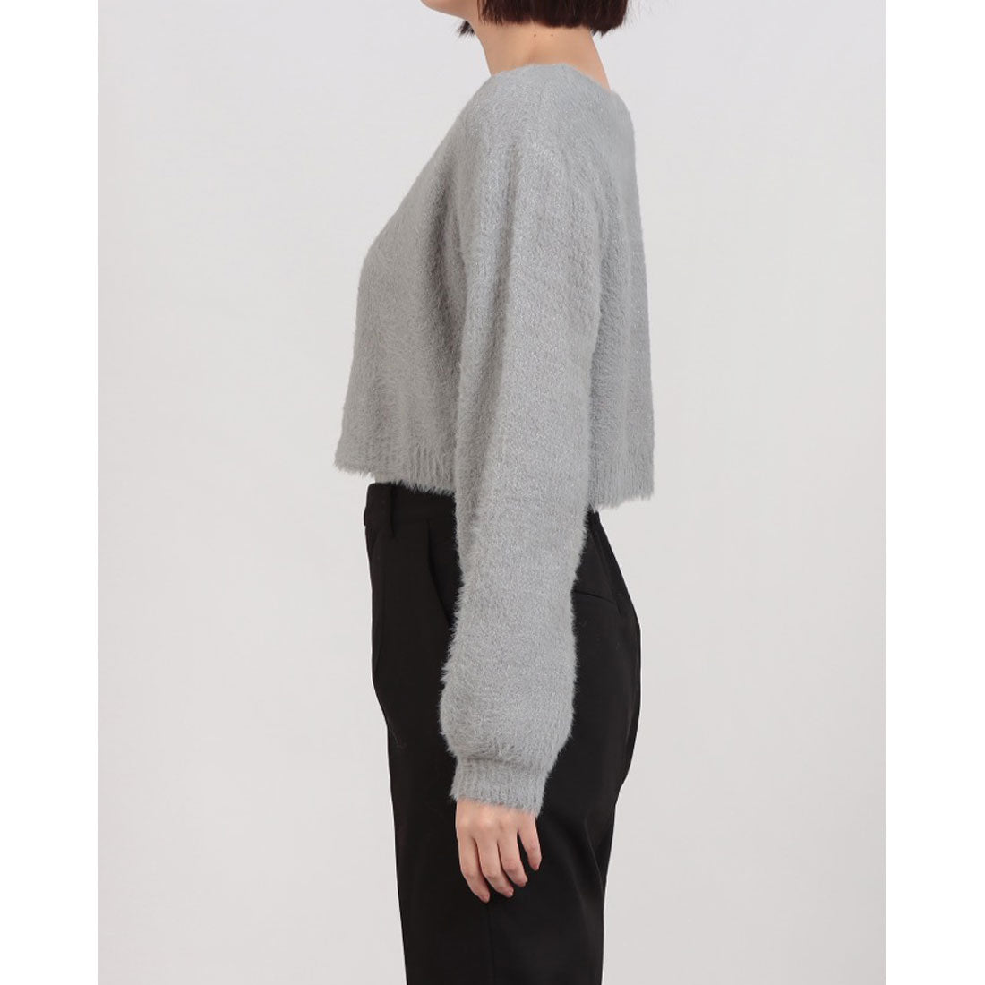 アルシーヴ archives ラメフェザーJQニットカーディガン （BLGY） BLGY