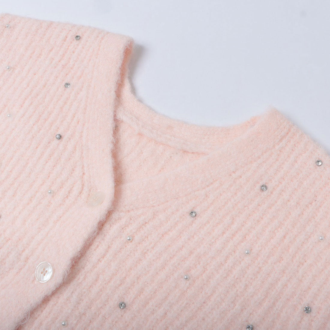 アルシーヴ archives ビジューパールニットカーディガン （PNK） PNK