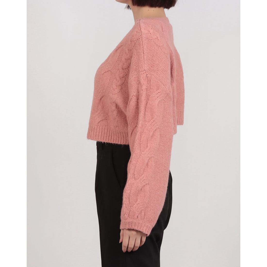 アルシーヴ archives ゆるケーブルショートニット （PNK） PNK