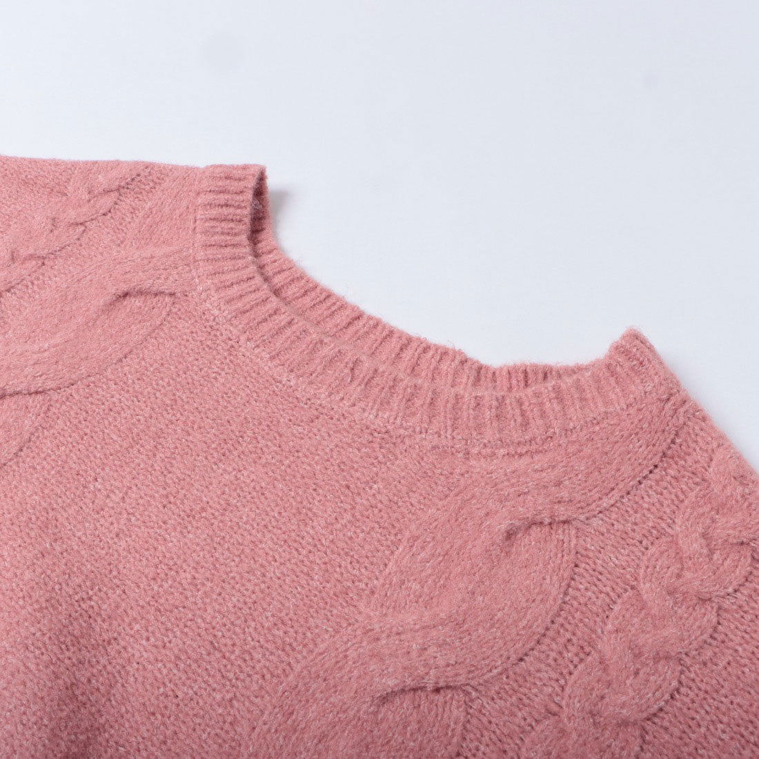 アルシーヴ archives ゆるケーブルショートニット （PNK） PNK