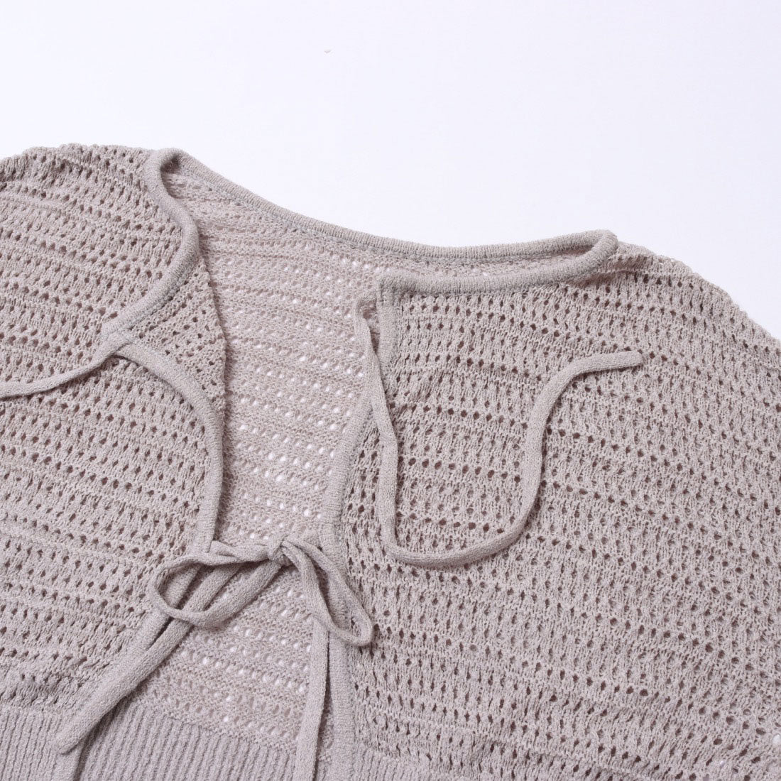 アルシーヴ archives テープヤーン透かしニット×キャミワンピースSET （GRY） GRY