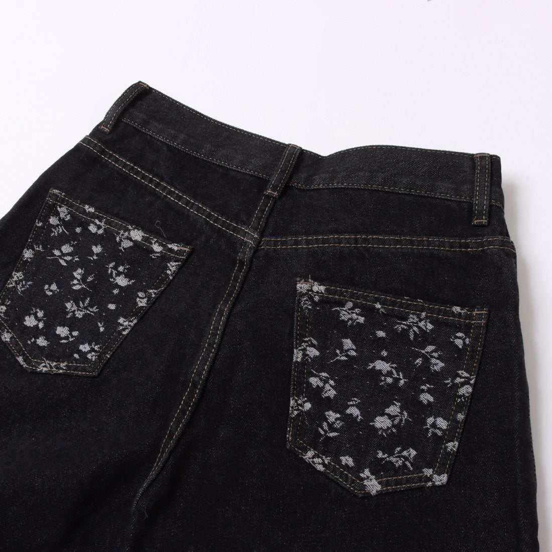 アルシーヴ archives ポイントJQデニムワイドデニム （BLK） BLK