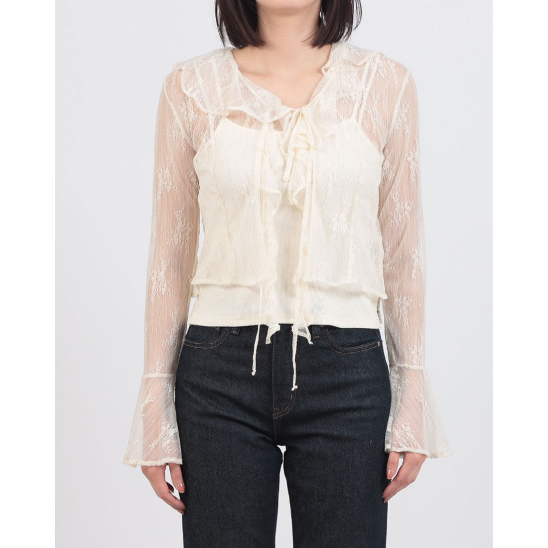 アルシーヴ archives ラッフルフリルレースTOPS （IVO） IVO