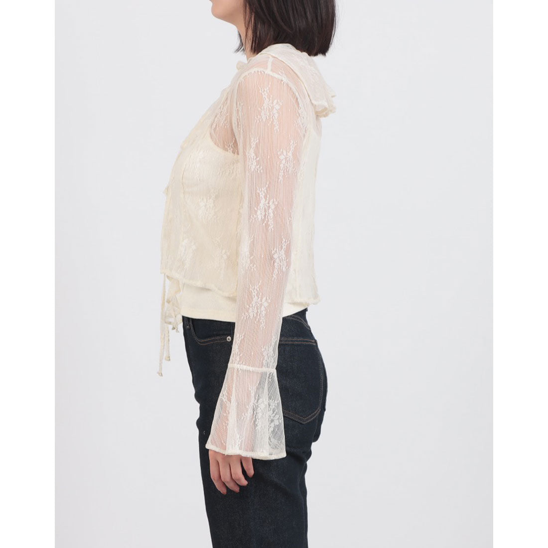 アルシーヴ archives ラッフルフリルレースTOPS （IVO） IVO