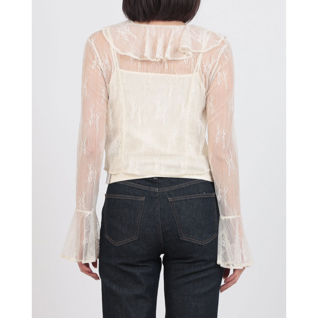アルシーヴ archives ラッフルフリルレースTOPS （IVO） IVO