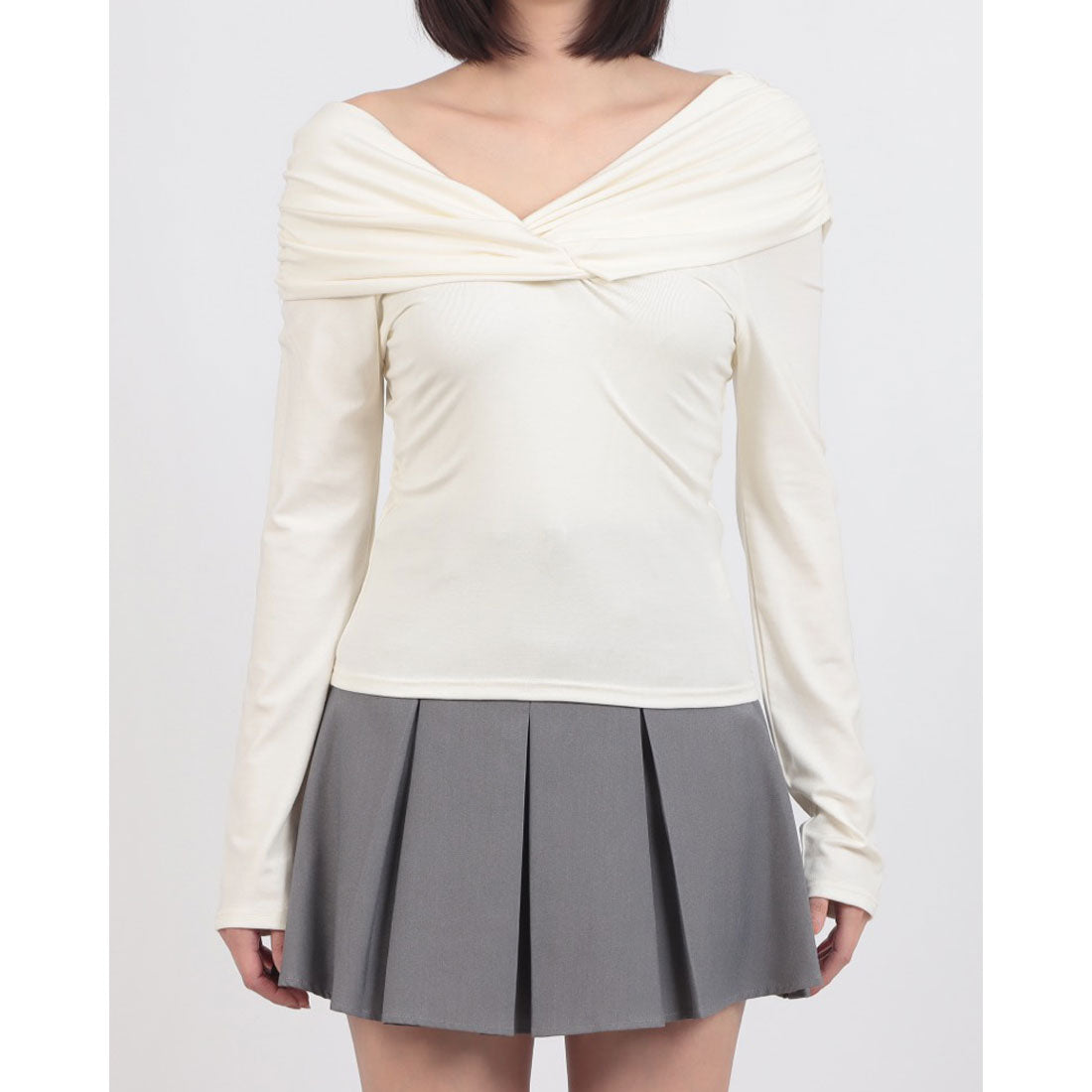 アルシーヴ archives オフショルカットTOPS （BLU） BLU