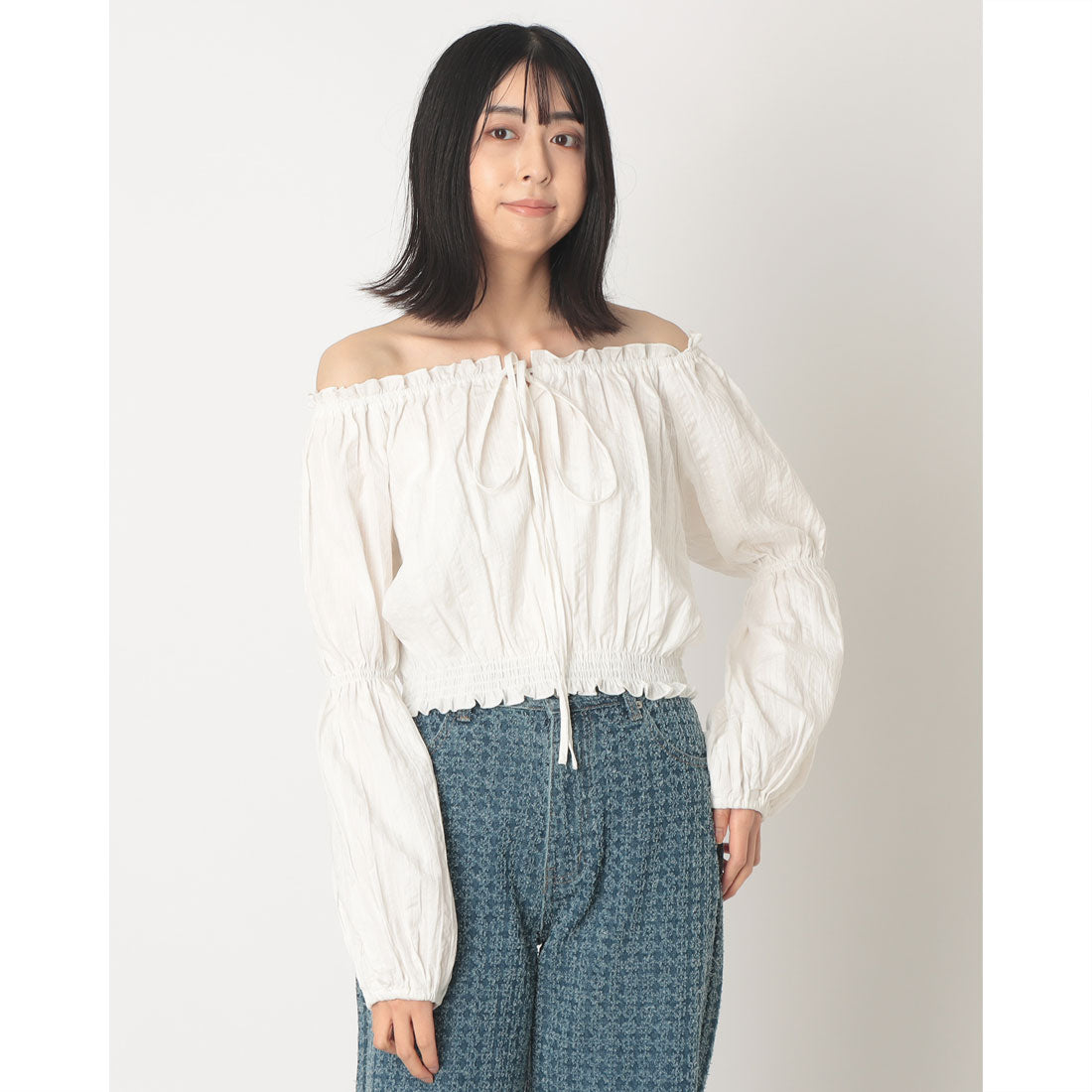 アルシーヴ archives コットンレースオフショルブラウス （OFWH） OFWH