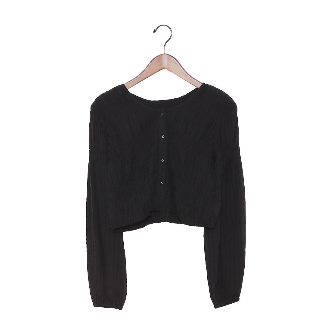 アルシーヴ archives ’シャーリング2wayブラウス’ （BLK） BLK