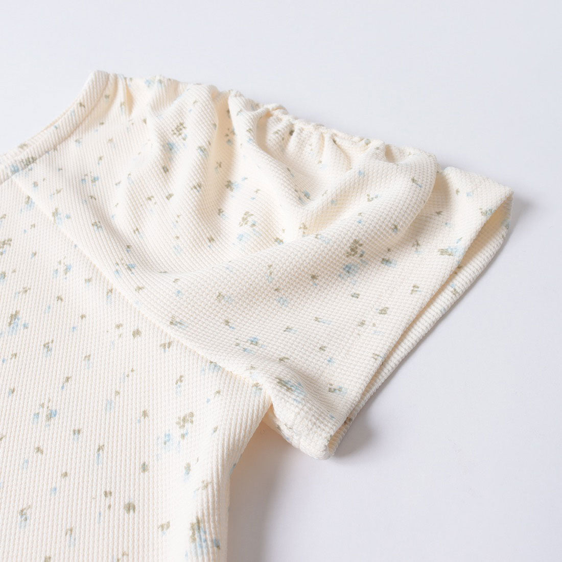 アルシーヴ archives 花柄アソートワッフルカットTOPS （BLK） BLK