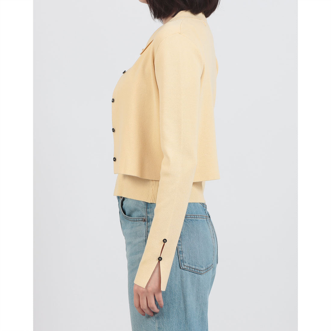 アルシーヴ archives 麻タッチポロニットアンサンブル （GRY） GRY