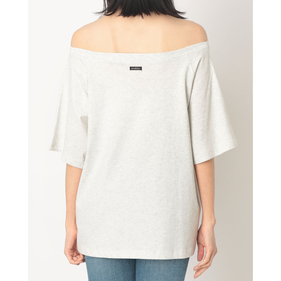 アルシーヴ archives ’アソートボーダーオフショルTEE’ （GRY） GRY