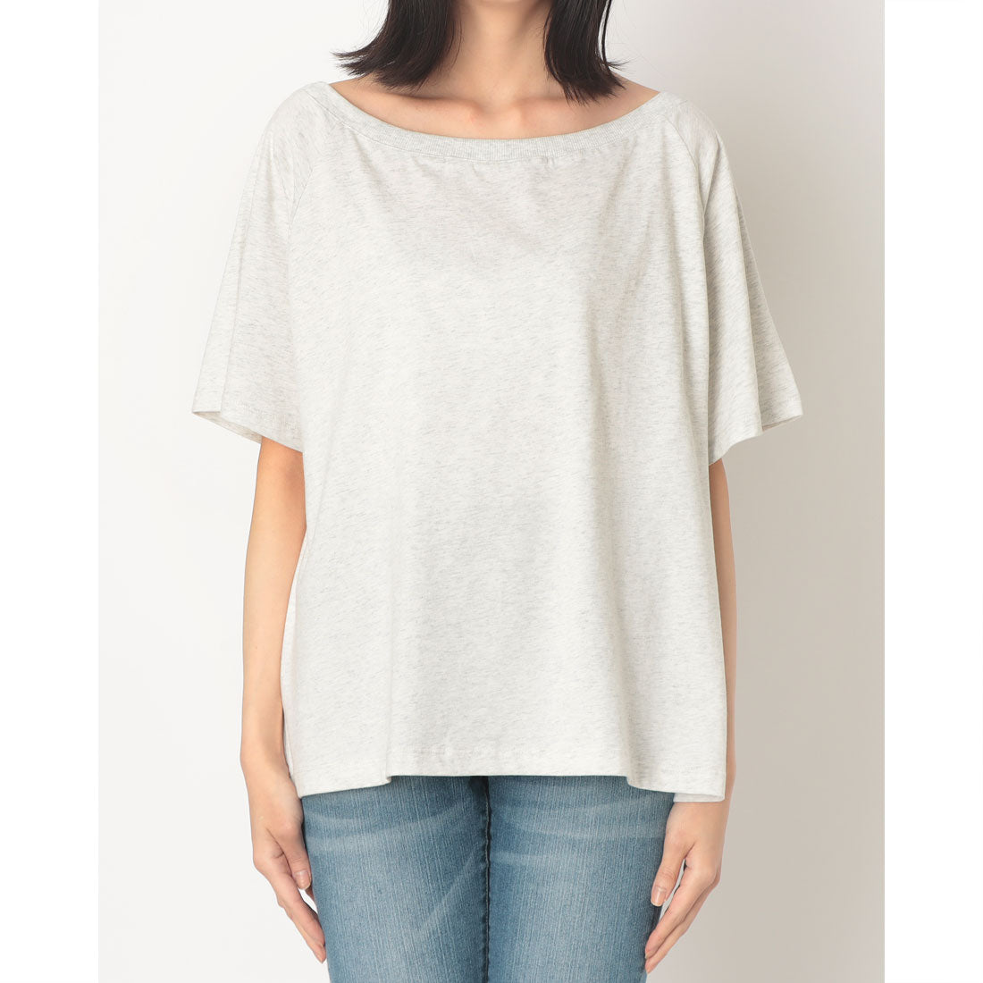 アルシーヴ archives ’アソートボーダーオフショルTEE’ （GRY） GRY