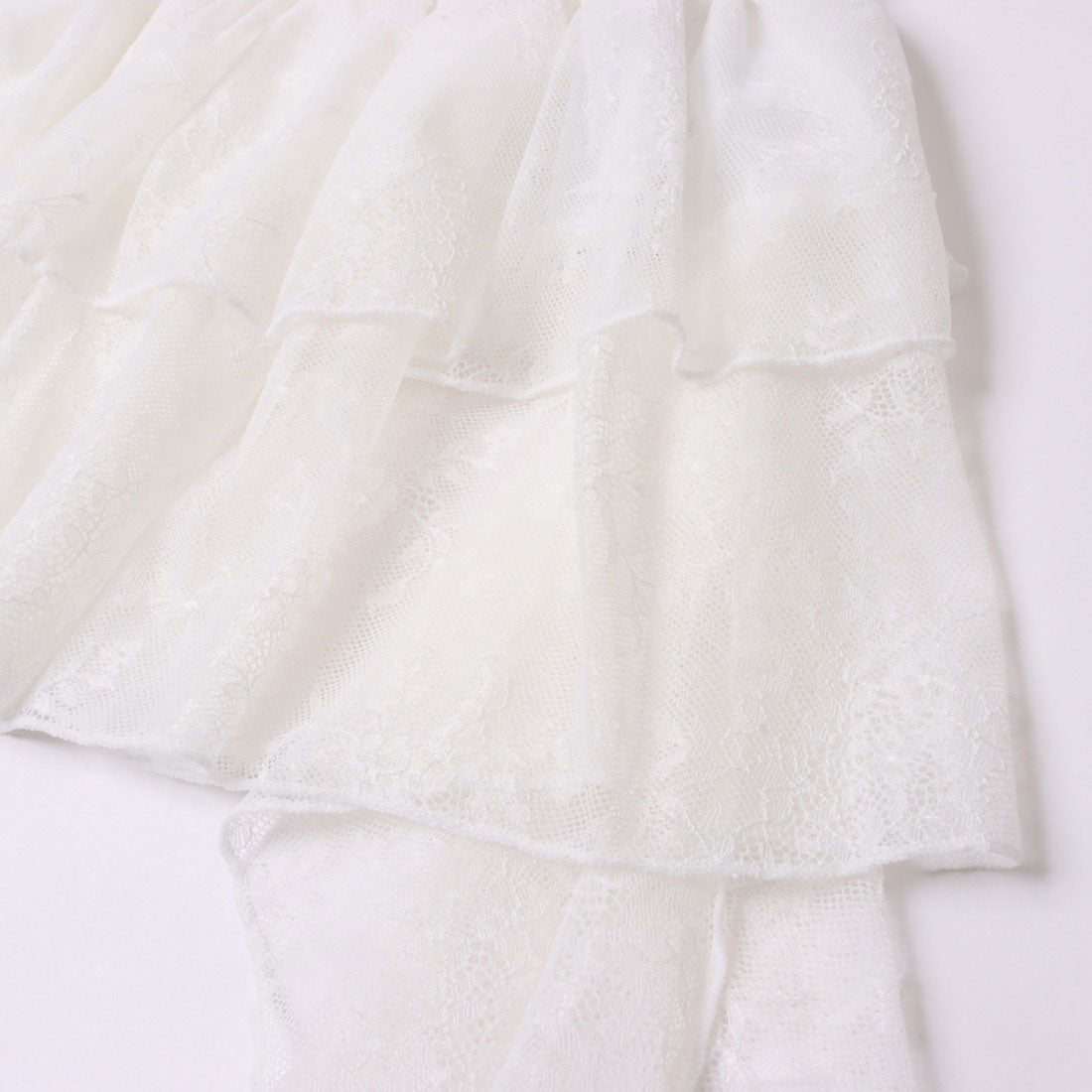 アルシーヴ archives レイヤードレースラッフルミニスカート （OFWH） OFWH