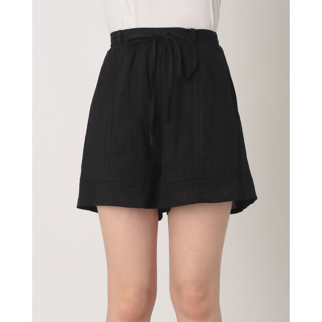 アルシーヴ archives コットンレースフレアショートパンツ （OFWH） OFWH