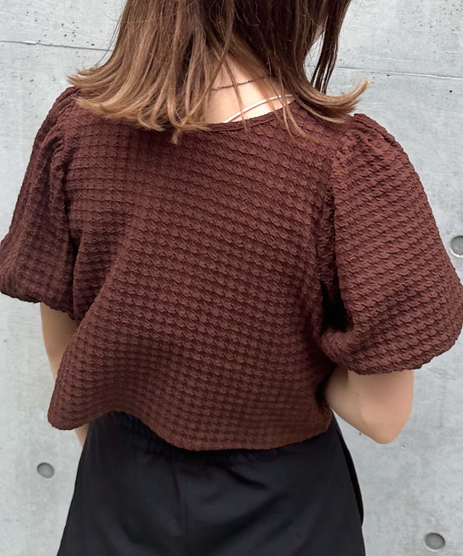 アルシーヴ archives フクレJQバックリボンTOPS （BRN） BRN