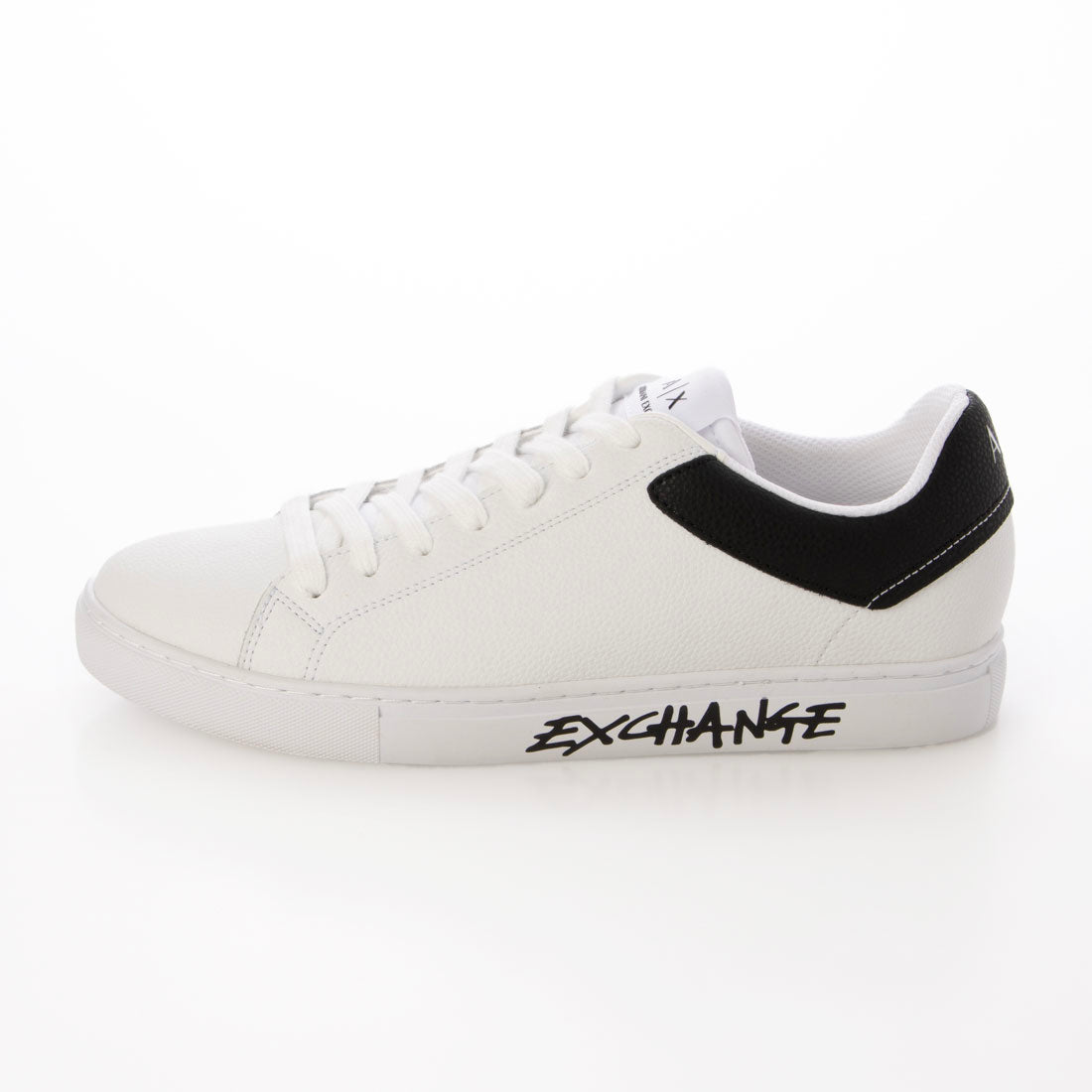 アルマーニ エクスチェンジ ARMANI EXCHANGE ソールロゴスニーカー （OP.WHITE+BLACK） OP.WHITE+BLACK