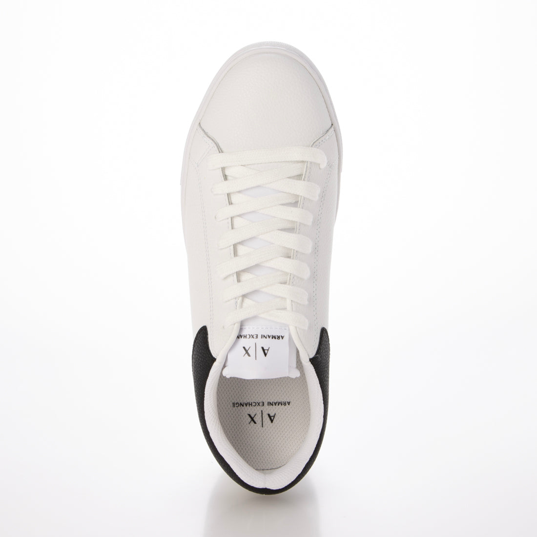 アルマーニ エクスチェンジ ARMANI EXCHANGE ソールロゴスニーカー （OP.WHITE+BLACK） OP.WHITE+BLACK