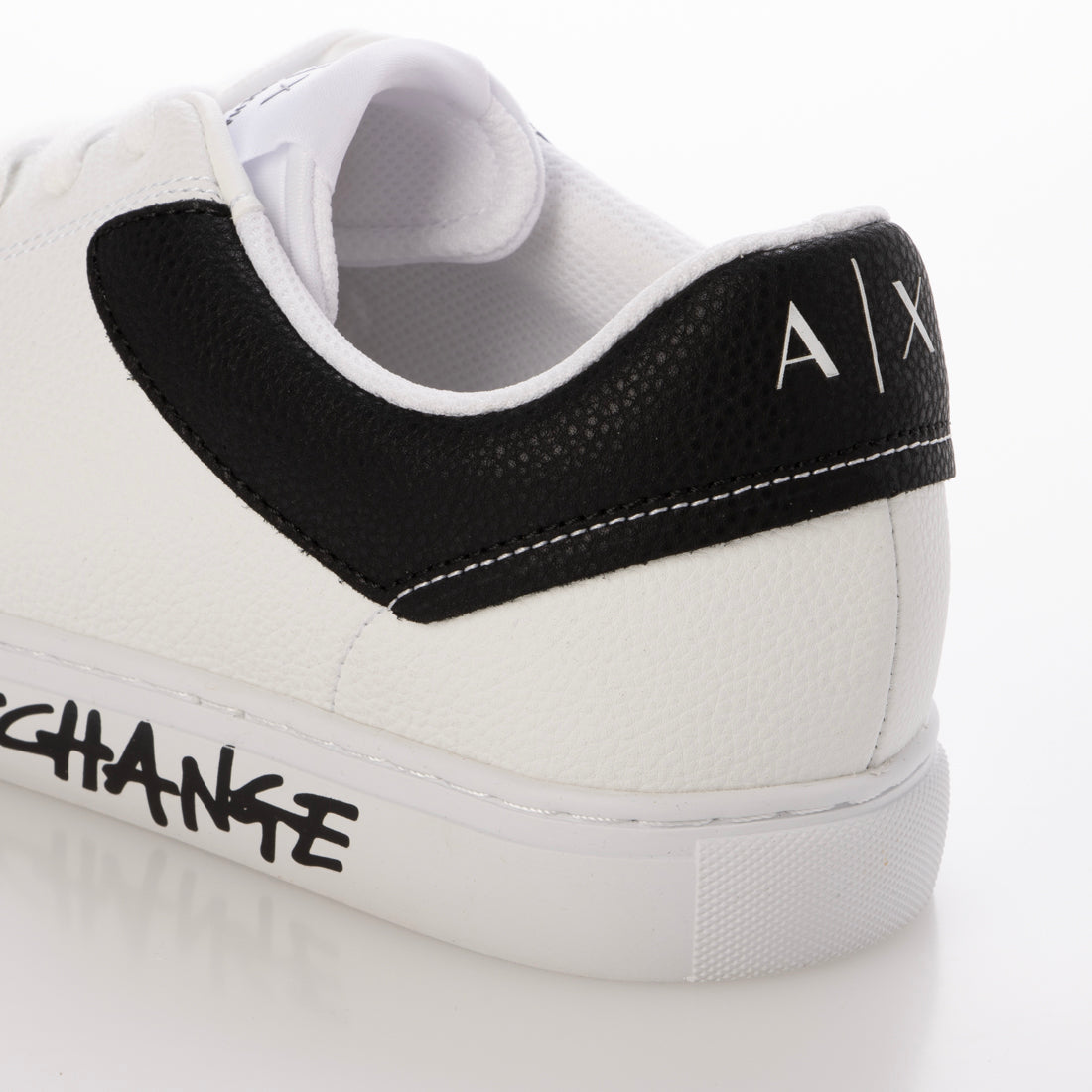 アルマーニ エクスチェンジ ARMANI EXCHANGE ソールロゴスニーカー （OP.WHITE+BLACK） OP.WHITE+BLACK