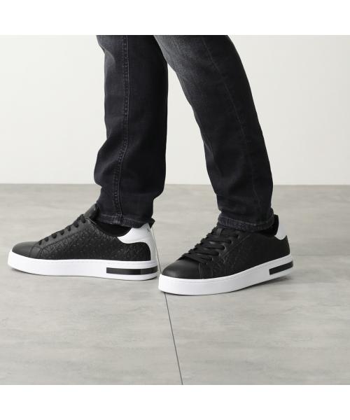 アルマーニ エクスチェンジ ARMANI EXCHANGE ARMANI EXCHANGE A/X スニーカー XM000140 AF11916 （MC011/BLACK+OPTIC-WHITE） MC011/BLACK+OPTIC-WHITE