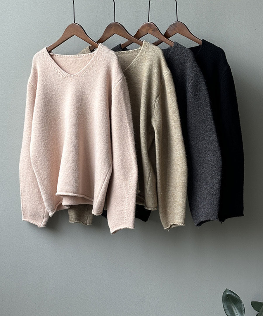 ARGO TOKYO ARGO TOKYO V Neck Knit Skirt Setup 29100 V-neck knit knit dress knit setup knit skirt knit top V-neck knit