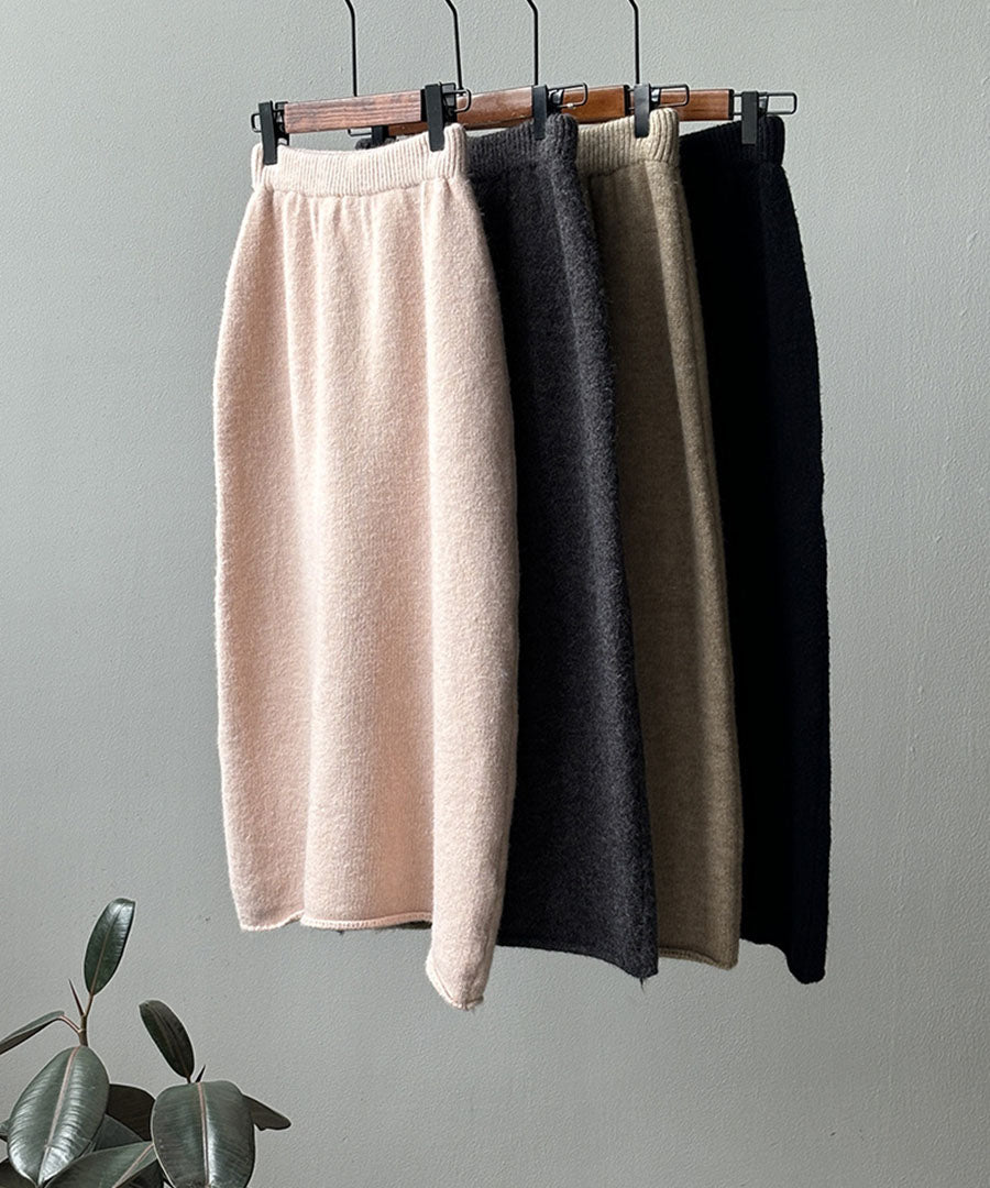 ARGO TOKYO ARGO TOKYO V Neck Knit Skirt Setup 29100 V-neck knit knit dress knit setup knit skirt knit top V-neck knit