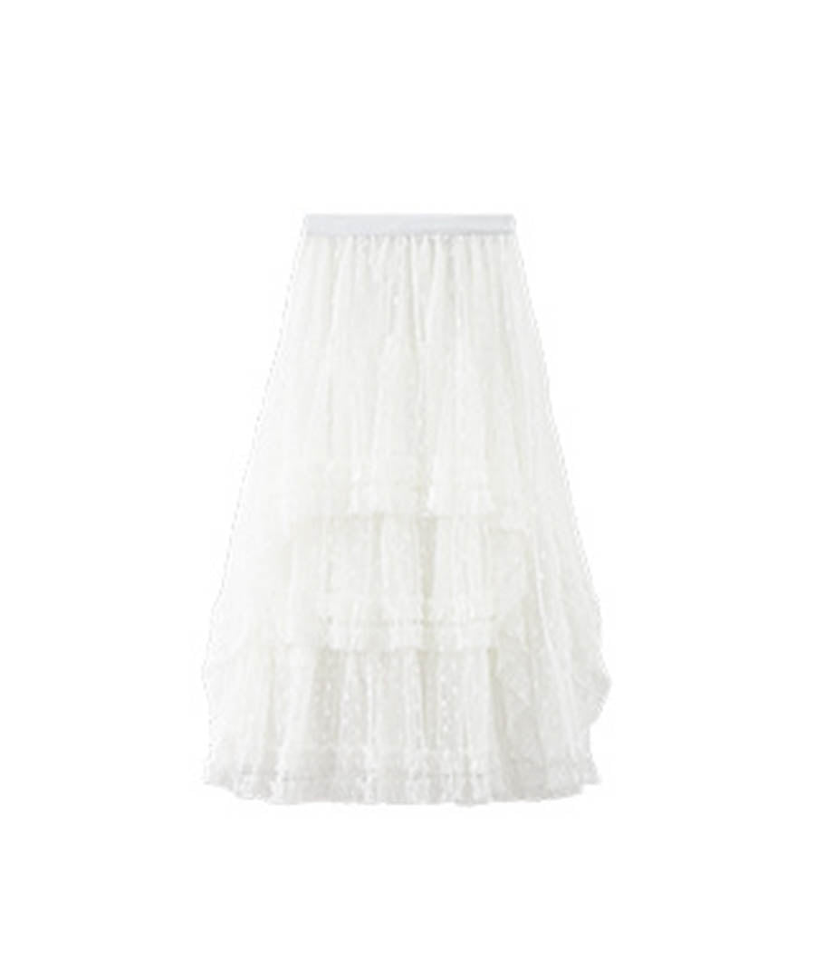 アルゴトウキョウ ARGO TOKYO Tulle Layed Long Skirt 222035 チュールレイヤードロングスカート （ホワイト） ホワイト