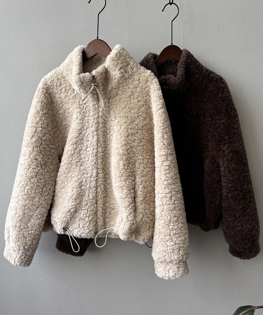 アルゴトウキョウ ARGO TOKYO High-Neck Short Boa Jacket 21143 ハイネックショートボアジャケット （アイボリー） アイボリー