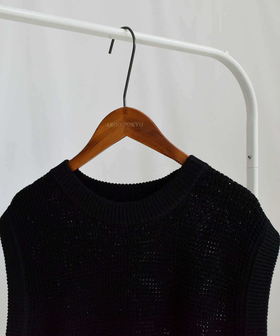 ARGO TOKYO Waffler Knit Vest 25065 Waffle knit vest