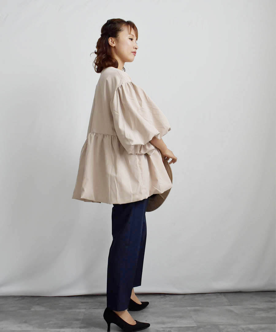 ARGO TOKYO Puff Sleeve Flear Blouse 23063 Puff Sleeve Flare Blouse