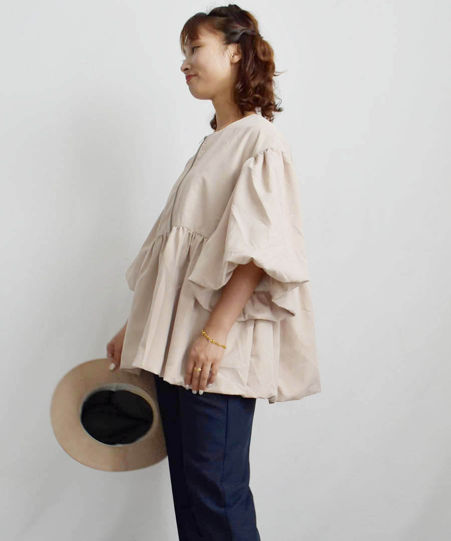 アルゴトウキョウ ARGO TOKYO Puff Sleeve Flear Blouse 23063 パフスリーブフレアブラウス