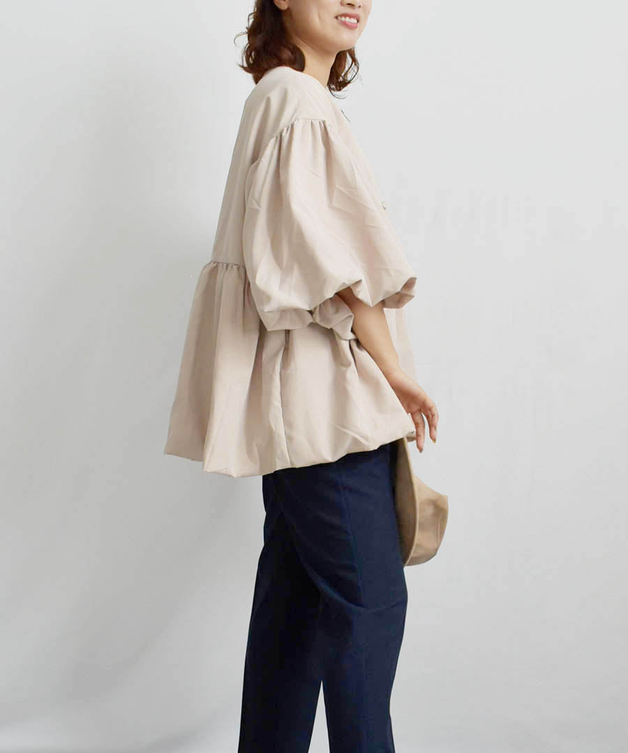 アルゴトウキョウ ARGO TOKYO Puff Sleeve Flear Blouse 23063 パフスリーブフレアブラウス