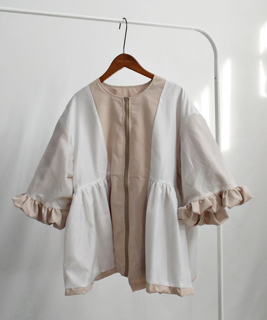 ARGO TOKYO Puff Sleeve Flear Blouse 23063 Puff Sleeve Flare Blouse