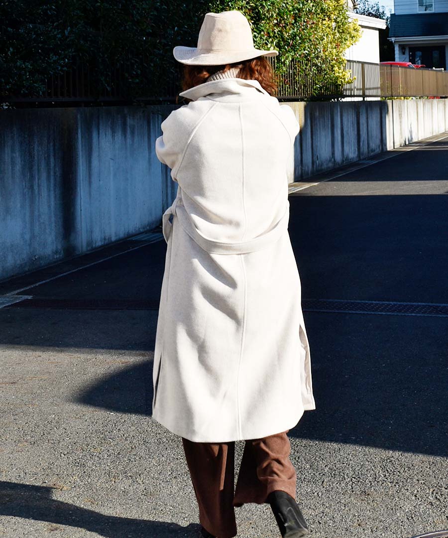 アルゴトウキョウ ARGO TOKYO Wool Blend Long Gown Coat 21079ウールブレンドロングガウンコート