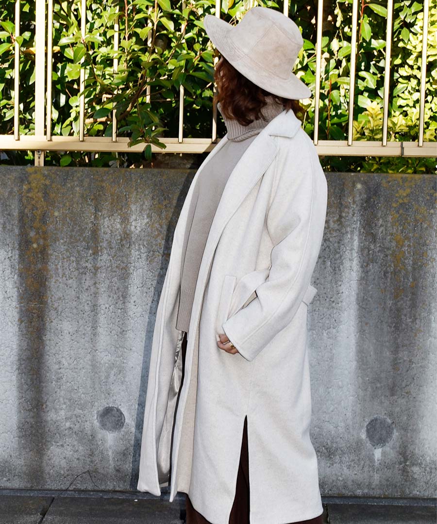 アルゴトウキョウ ARGO TOKYO Wool Blend Long Gown Coat 21079ウールブレンドロングガウンコート