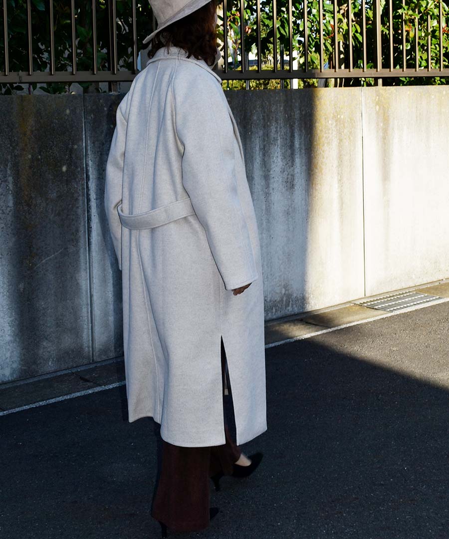 アルゴトウキョウ ARGO TOKYO Wool Blend Long Gown Coat 21079ウールブレンドロングガウンコート