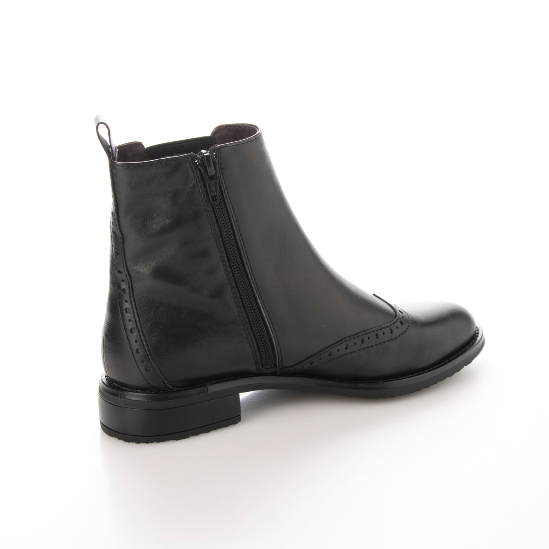 アシナガオジサン あしながおじさん 王道のベーシックスタイル【軽量・防滑】サイドゴアブーツ （ブラック） ブラック