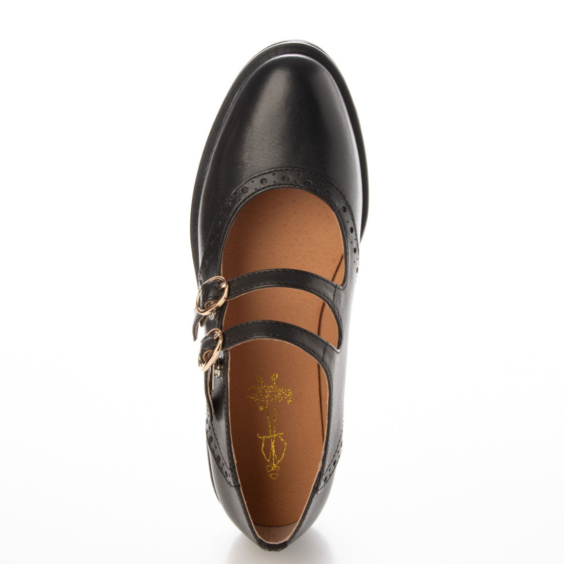 Ashinagaojisan Daddy Long Legs Adult Mary Jane [Non-slip] Double Strap Shoes