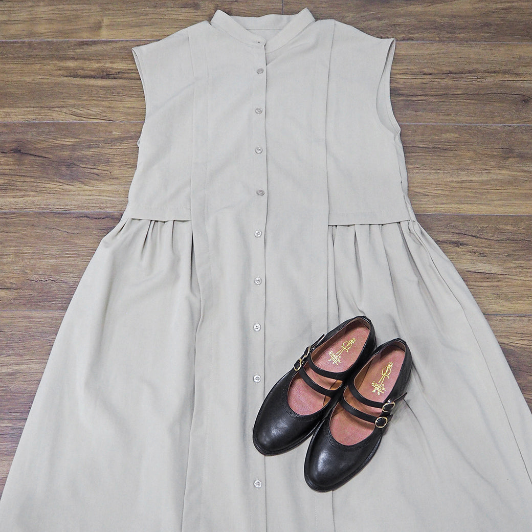 Ashinagaojisan Daddy Long Legs Adult Mary Jane [Non-slip] Double Strap Shoes