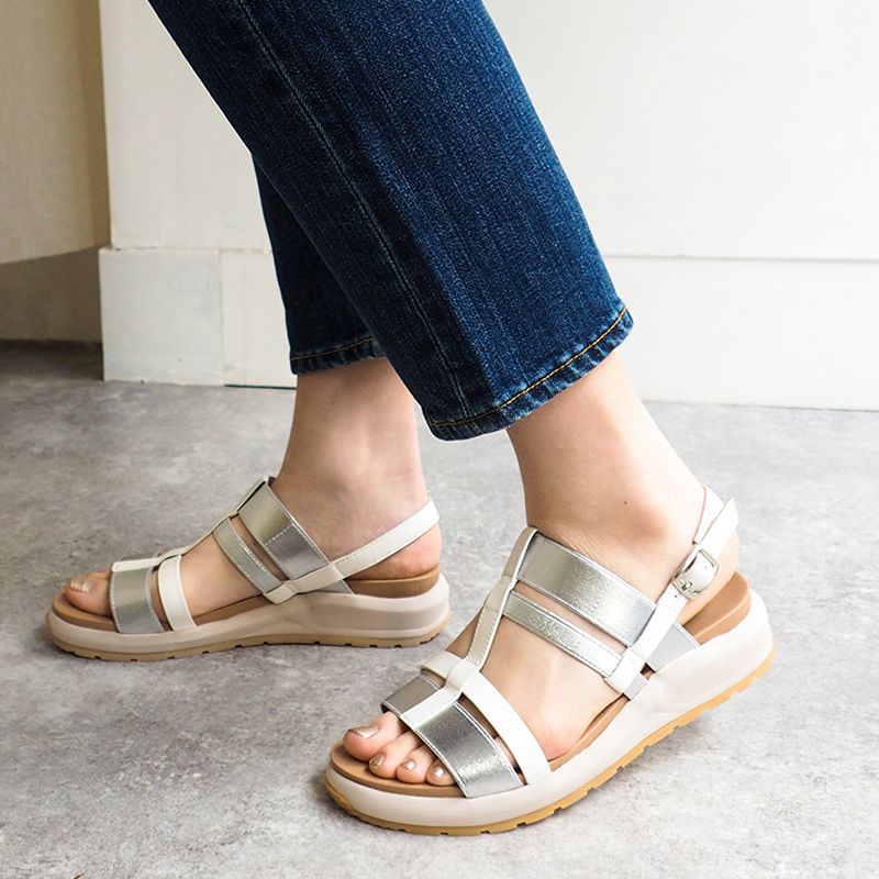 Ashinaga Ojisan Footbed Strap Sandals