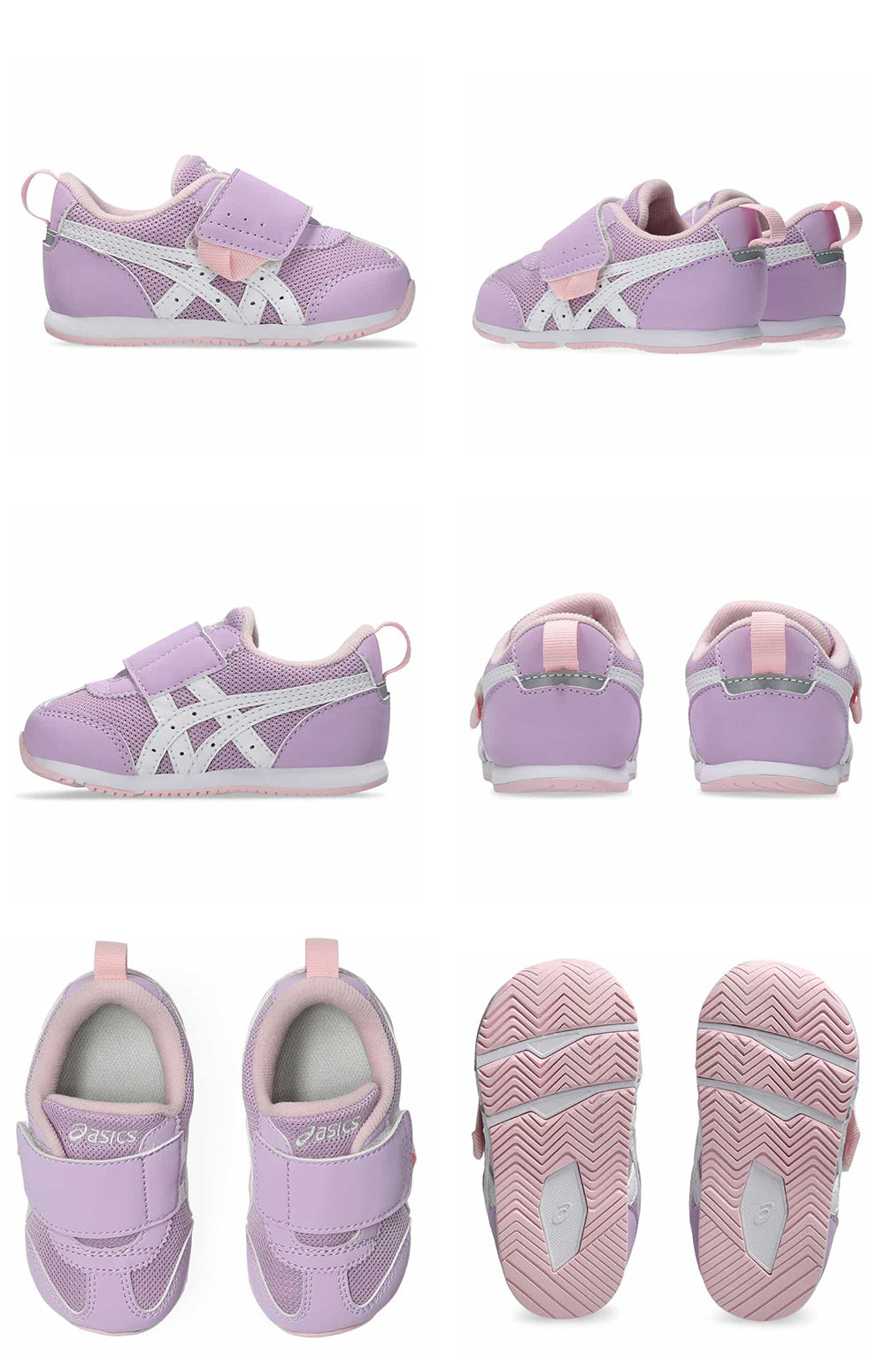 アシックス ASICS スニーカー キッズ スクスク アイダホ BABY KT ES 5 1144A389 asics SUKU2 ベビー ファーストシューズ （パープル） パープル