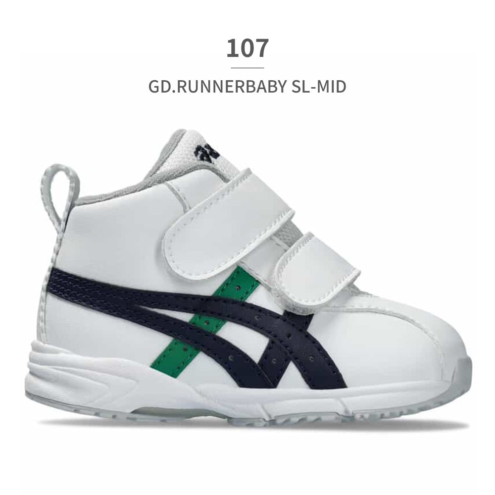 アシックス ASICS スニーカー キッズ スクスク 1144A004 asics SUKU2 GD.RUNNERBABY SL MID ベビー ファーストシューズ （ネイビー） ネイビー
