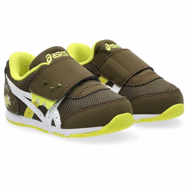 アシックス ASICS スニーカー キッズ スクスク アイダホ BABY KT ES D 2 1144A392 asics SUKU2 ベビー ファーストシューズ 恐竜 （ブラウン） ブラウン