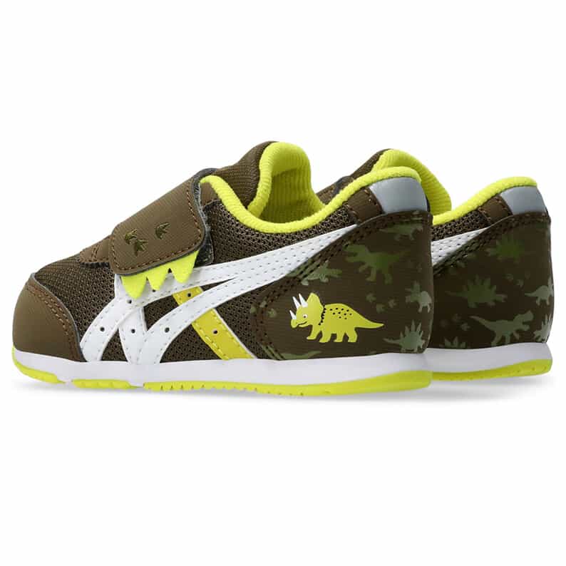 アシックス ASICS スニーカー キッズ スクスク アイダホ BABY KT ES D 2 1144A392 asics SUKU2 ベビー ファーストシューズ 恐竜 （ブラウン） ブラウン