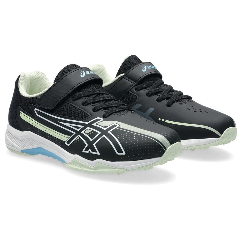 アシックス ASICS スポーツ キッズ レーザービーム 1154A220 asics LAZERBEAM SK MG G スニーカー ベルクロ （ブラック） ブラック