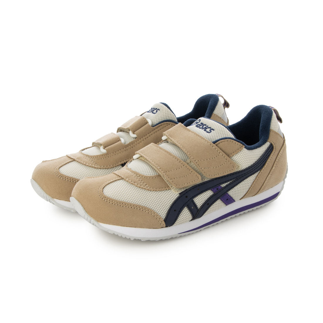 アシックス ASICS IDAHO MINI 4 スニーカー （ベージュ×ネイビー） ベージュ×ネイビー
