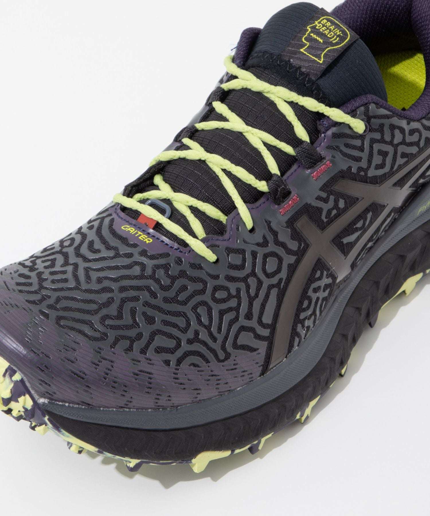 アシックス ASICS Brain Dead x ASICS Trabuco Max 限定モデル 1201A371 001 コラボ Organic Chaos Design スニーカー メンズ