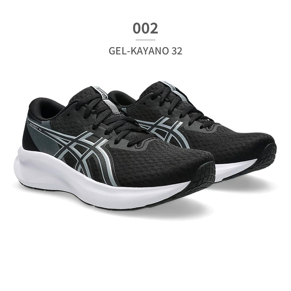 アシックス ASICS ランニング レディース スニーカー パトリオット 1012B836 asics PATRIOT 14 （ブラック） ブラック