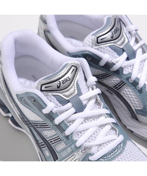 アシックス ASICS ASICS スニーカー GEL-KAYANO 14 ゲルカヤノ 1203A537-106 （WHITE/F-JORD-GREY） WHITE/F-JORD-GREY