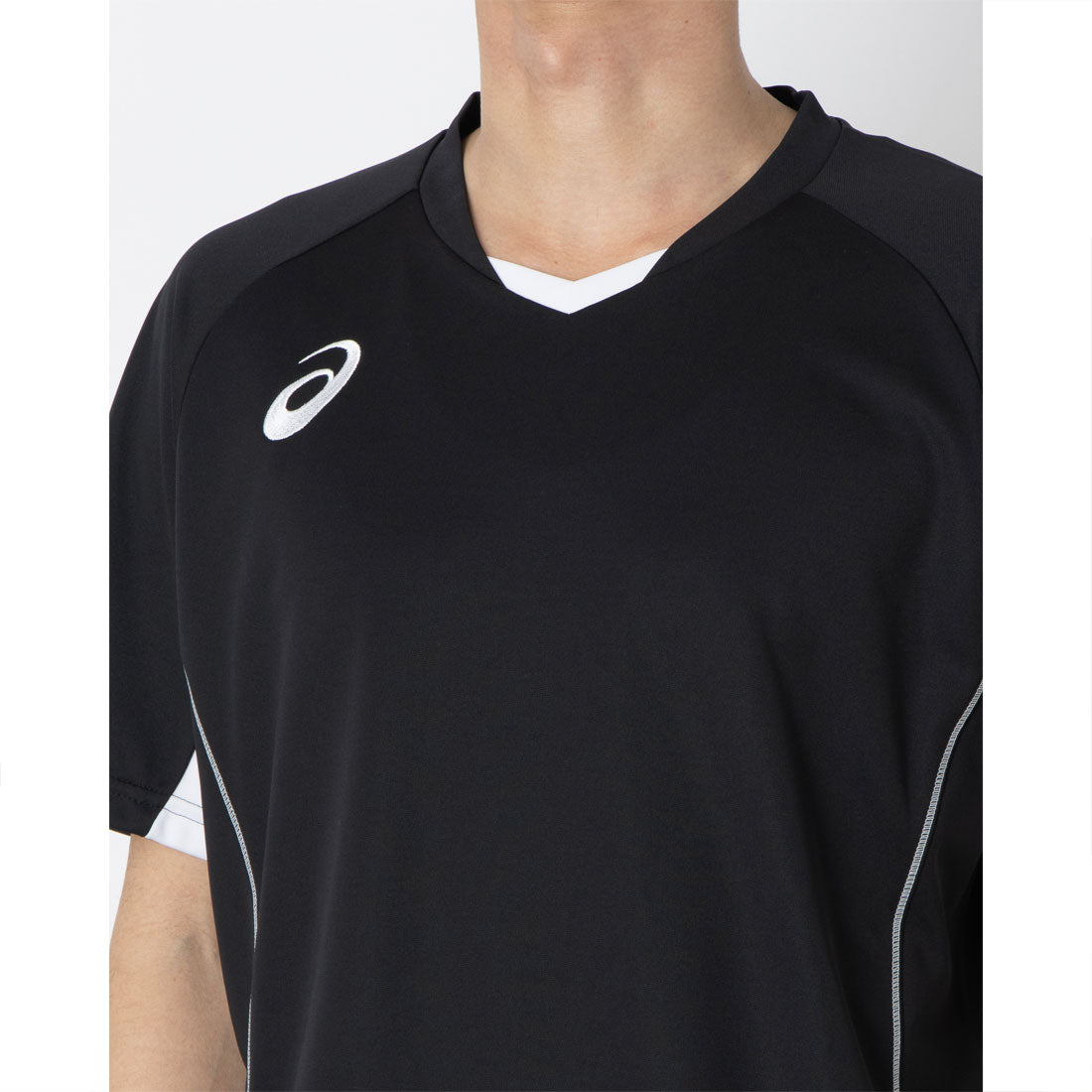 アシックス ASICS トップラインファミリー半袖シャツ 半袖Tシャツ （Pブラック×ピンクG） Pブラック×ピンクG