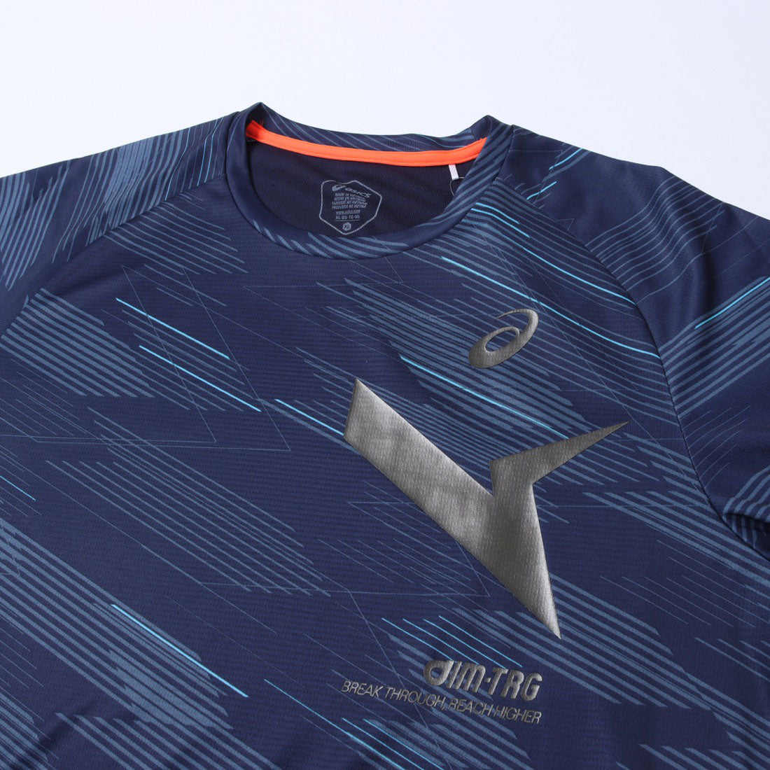 アシックス ASICS AIM-TRGドライグラフィック長袖シャツ 長袖Tシャツ （ミッドナイト） ミッドナイト